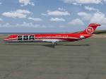 FS2004 Santa Barbara Airlines McDonnell-Douglas MD-82 YV153T (Updated) Textures